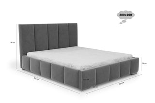 Łóżko tapicerowane MORBIDO