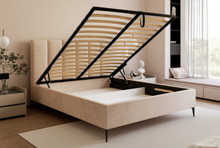 Łóżko tapicerowane slim Solido II nóżki