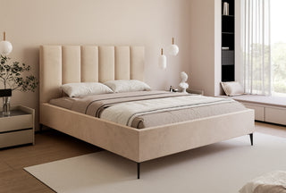 Łóżko tapicerowane slim Solido II nóżki