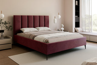 Łóżko tapicerowane slim Solido II nóżki