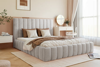 Łóżko tapicerowane slim Solido VI – ślizgi