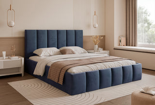 Łóżko tapicerowane slim Solido V – ślizgi