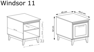 Szafka nocna W-11