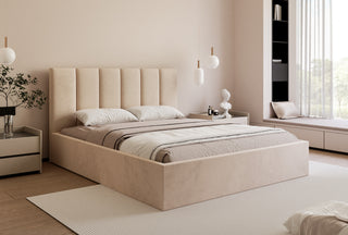 Łóżko tapicerowane slim Solido II ślizgi