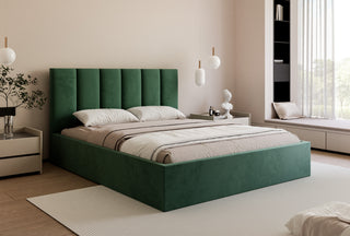 Łóżko tapicerowane slim Solido II ślizgi