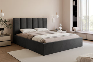 Łóżko tapicerowane slim Solido II ślizgi