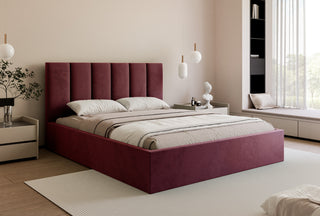 Łóżko tapicerowane slim Solido II ślizgi