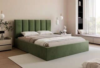 Łóżko tapicerowane slim Solido II ślizgi